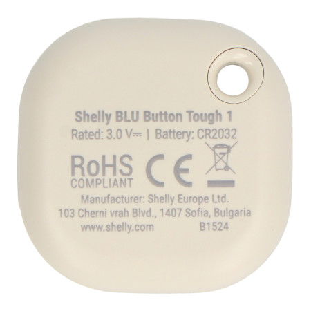 Shelly Blu Button Tough 1 - Bluetooth Action and Scene Activation Button - Beige