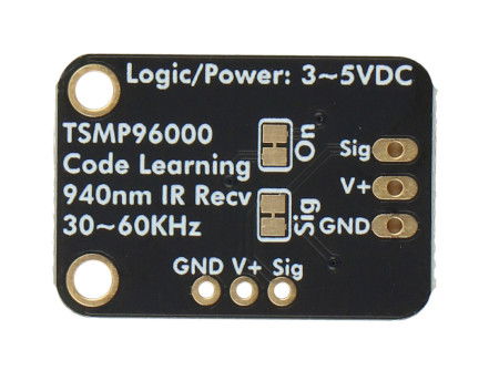 TSMP96000 Code Learning - IR 20 - 60 kHz infrared receiver - STEMMA JST PH 2 mm - Adafruit 5970