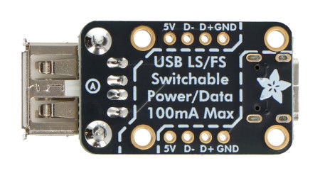 USB Type-A to USB Type-C Converter with DIP Switch - Adafruit 5972