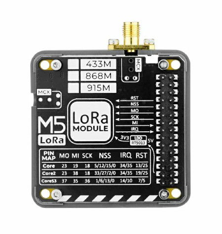 LoRa 433 MHz V1.1 Module - for M5Stack Core Development Modules - M5Stack M005-V11