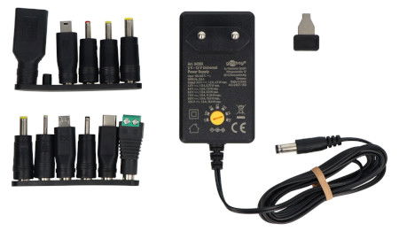 Goobay 64569 3-12V/1.5A Multi-range Power Supply