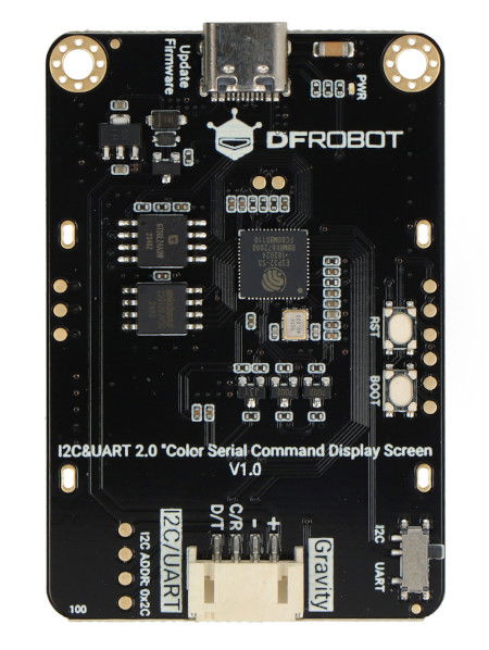 Gravity - IPS LCD display 2'' 320 x 240 px - I2C / UART - color - DFRobot DFR0997