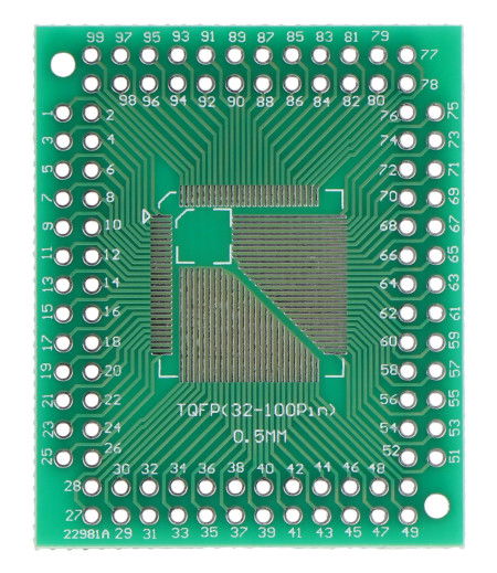 PCB adapter - TQFP32-64-100-pin to DIP