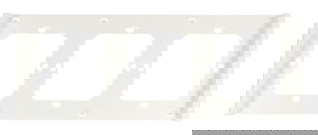 Sonoff M5-3C-80-FW - frame for M5-80 wall switch - triple - white