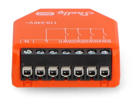 Shelly i4 Gen3 - 4-Channel WiFi Scene Controller