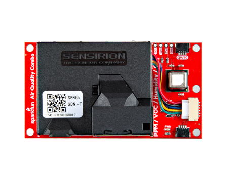 Air Quality Combo - Indoor Air Quality Sensor - SCD41, SEN55 - Qwiic - SparkFun SEN-25200