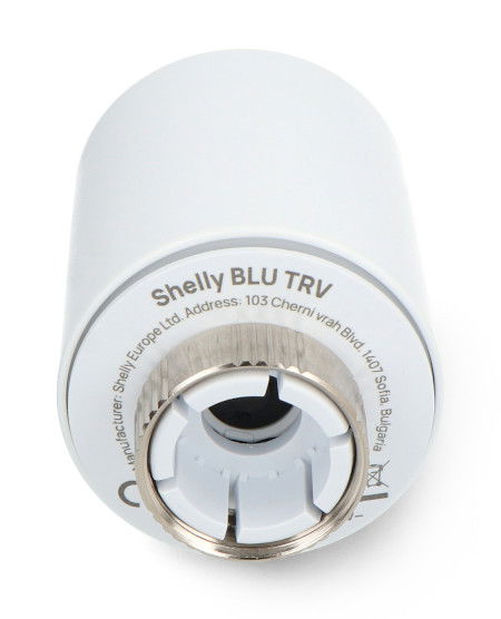 Shelly BLU TRV - intelligent WiFi / Bluetooth thermostatic head - set with central unit