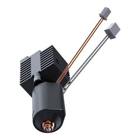Ceramic hotend head for Creality K2 Plus 3D printer
