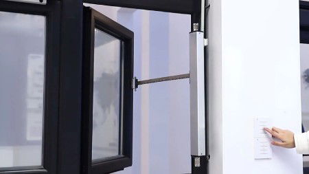 Electric chain actuator for windows SDO-01 + remote control - 400 N 24 V 15 mm/s - stroke 300 mm