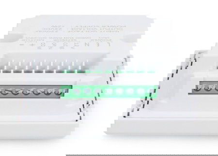 Panel/wall controller with power supply for 24 V DC electric actuators + remote control - Elektrobim STE-03