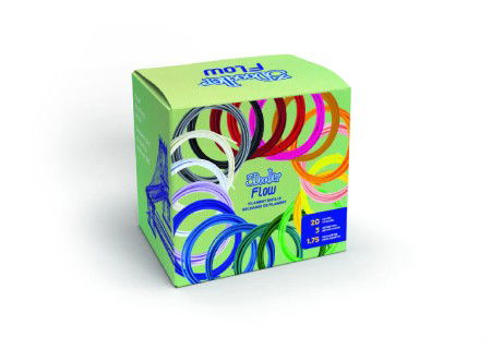 3Doodler Flow PLA Filament Set 1.75mm - 20 x 3m