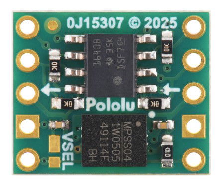 ISO1640 - Bidirectional I2C Isolator with Isolated Power Supply - JST SH 4-pin - 5V/3.3V, 200mA - Pololu 5393