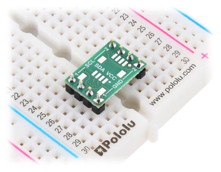 ISO1640 - Bidirectional I2C Isolator Without Connectors - 3 - 5.5 V / 2.25 - 5.5 V - Pololu 5390