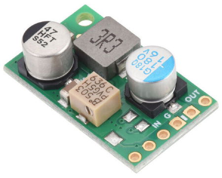 D30V30MALCMA - adjustable step-down converter with low voltage cut-off function - 1.4V-7V 3.4A - Pololu 4872