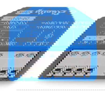 Shelly 1 Gen4 - WiFi/Bluetooth/ZigBee/Matter 16A relay - Android/iOS application