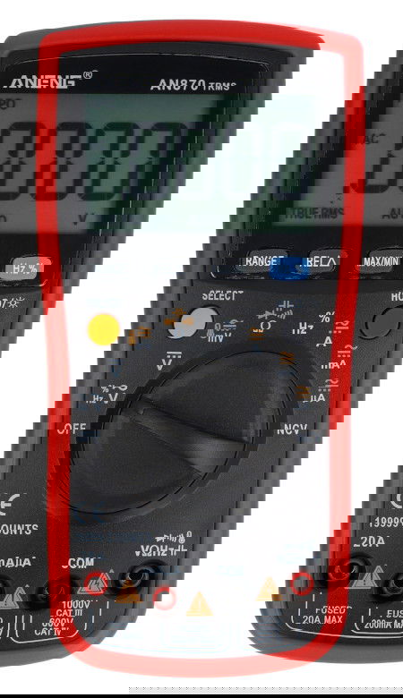 TrueRMS Auto-Ranging Multimeter with NCV - Aneng AN870 Pro