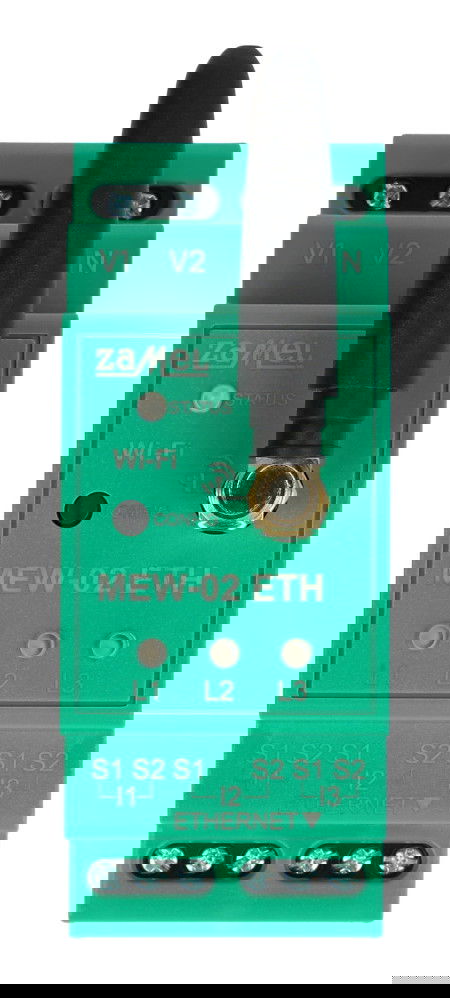 Zamel Supla MEW-02 ETH - 3F+N WiFi/Ethernet electricity consumption monitor