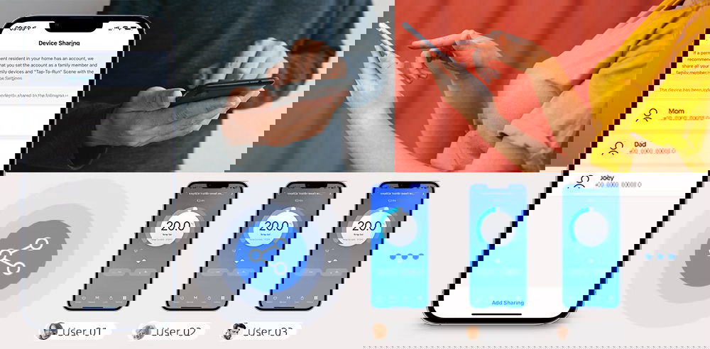 Tuya - wall-mounted WiFi thermostat TR021