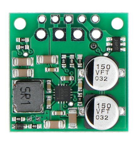 The step-up and step-down converter module lies on a white background.