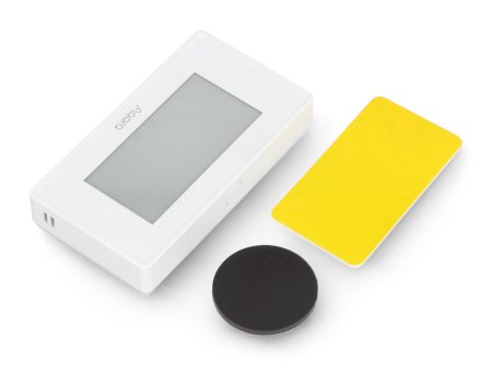 White quality sensor kit with display.