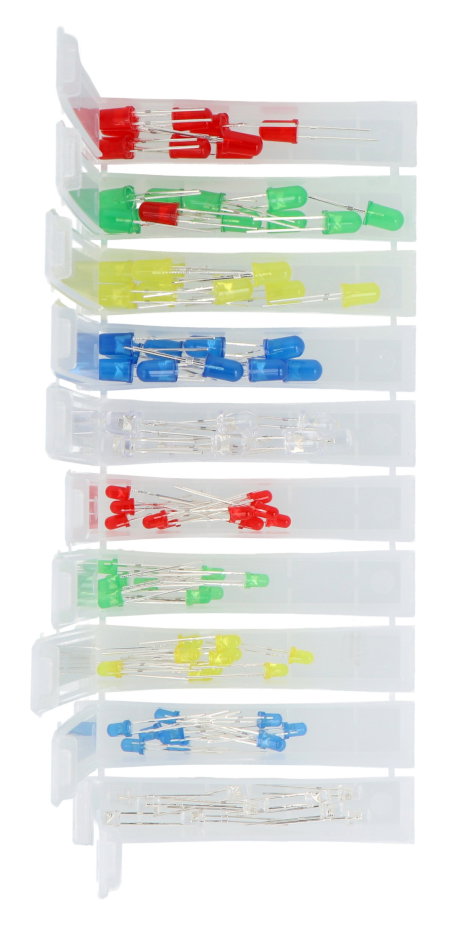 3mm and 5mm LED Diode Set - justPi - 100 pcs.