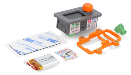 DinMeter v1.1 - 1/32 DIN standard development module - M5Stamp S3 - M5Stack K134