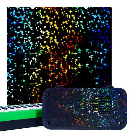 Double-sided PET Stars + PEI coated print bed for Creality K1 Max, Ender-3 V3 Plus 3D printers - 315 x 310 mm