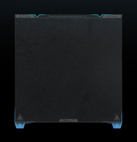 Double-sided PET Kaleidoscope + PEI coated build plate for Creality 3D printers - 315 x 310 mm