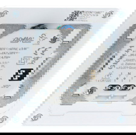 Zamel Supla GKW-01 - heating controller with LED display - WiFi - Android / iOS application - white