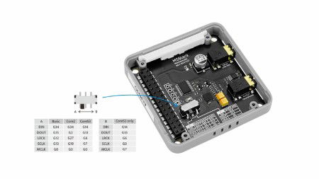 Audio module with ES8388 codec - STM32G030 - for M5Core development modules - M5Stack M144