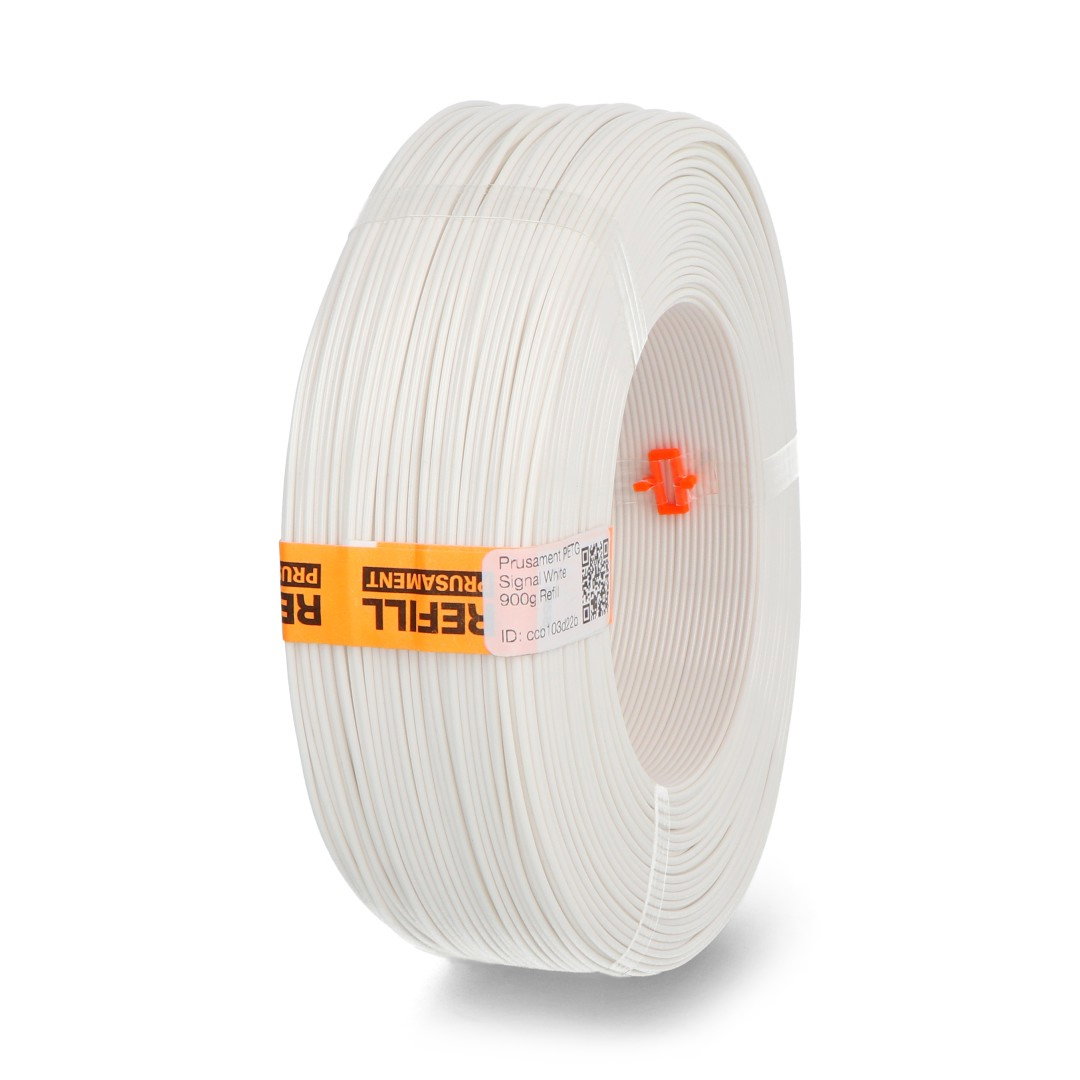 Filament Prusa Refill PETG 1.75 mm 0.9 kg - Signal White NFC