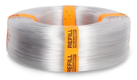 Filament Prusa Refill PETG 1.75 mm 0.9 kg - Clear NFC