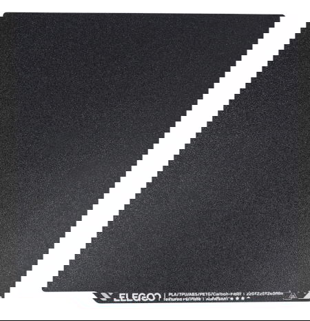 PEI textured print bed overlay for Elegoo Neptune 4 / 4 Pro 3D printers - 225 x 225 mm