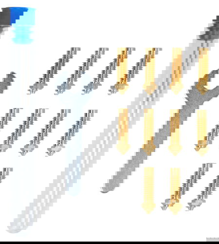 Nozzle Set 0.4mm / 0.6mm / 0.8mm / 1mm for Elegoo Neptune 4 Plus / 4 Max 3D Printers - Brass