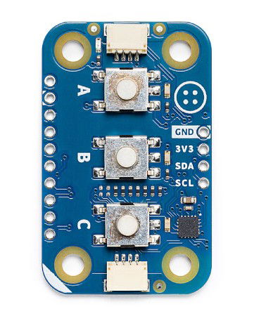 Arduino Modulino Buttons - interactive module with 3 buttons and LEDs - Qwiic - ABX00110