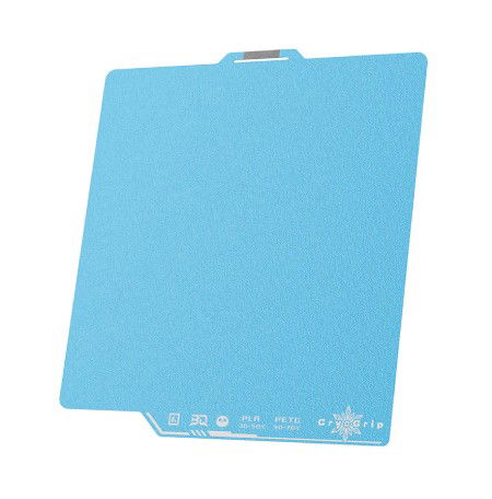 BIQU Panda Buildplate CryoGrip Pro Frostbite - double-sided magnetic overlay - for BambuLab X1, P1 and A1 printers - 257 x 257 mm