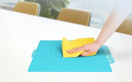 BIQU Panda Buildplate CryoGrip Pro Glacier - double-sided magnetic overlay - for BambuLab X1, P1 and A1 printers - 257 x 257 mm