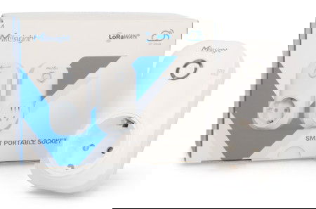 Milesight WS523 Smart LoRaWAN Socket with Energy Measurement - 16A