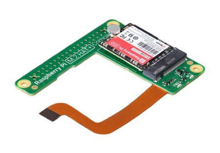 Raspberry Pi M.2 HAT+ Compact - NVMe drive and M.2 accessory adapter for Raspberry Pi 5