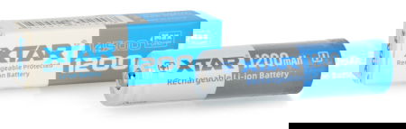 14500 Li-Ion Xtar 1200mAh cell with protection