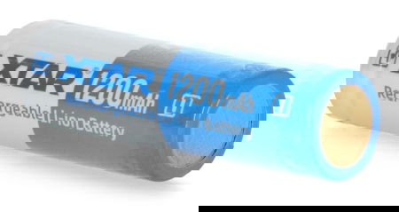 14500 Li-Ion Xtar 1200mAh cell with protection