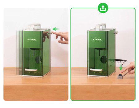 xTool F1 control button for xTool F1 / F1 Lite / F1 Ultra / F2 Ultra