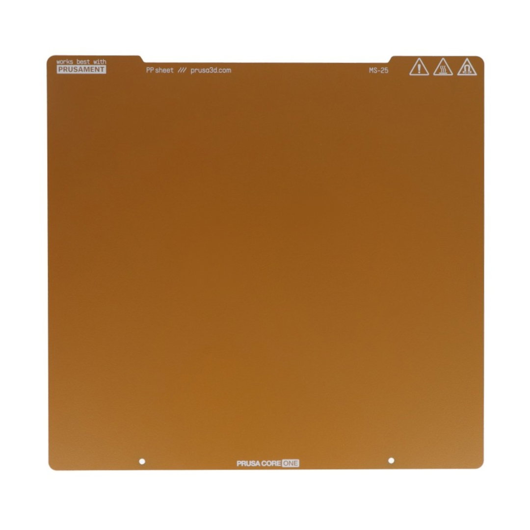 PEI spring steel plate - for Prusa CORE One printers - textured for PP materials