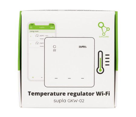 Zamel Supla GKW-02 - heating controller - WiFi - Android / iOS application - black