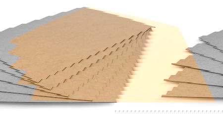Cardboard board - 1 mm - 300 x 300 mm - 5 pcs.