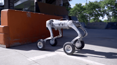 Four-legged mobile platform - robo dog - Unitree Go2-W U1