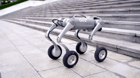 Four-legged mobile platform - robo dog - Unitree Go2-W U1