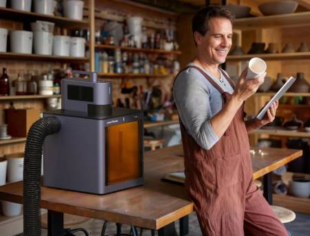 LaserPecker LP5 - 20W fiber optic and diode laser engraver - kit with housing