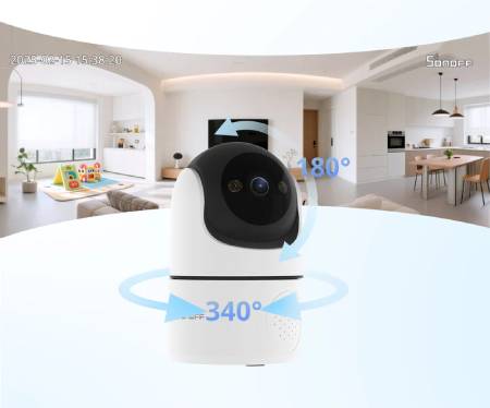 Sonoff CAM Pan-Tilt 2 - Smart 360° WiFi Camera - Android / iOS App