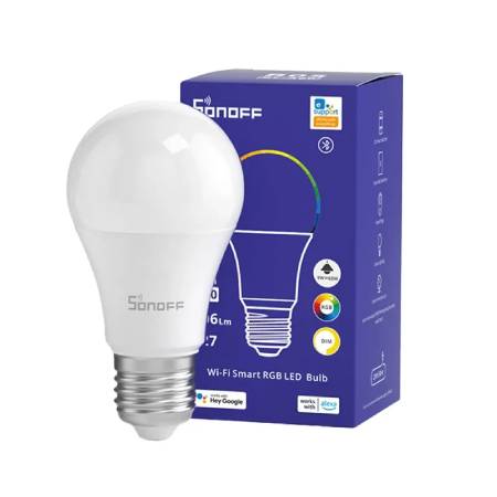 Sonoff B02-B-A60 - smart E27 WiFi LED bulb - white